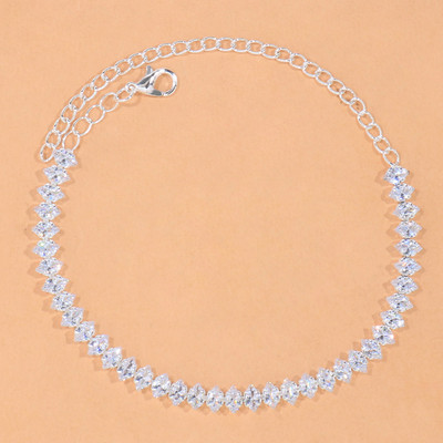 Stonefans de lux cubic zirconia glezna bratara picior bijuterii pentru femei boem stralucitor glezna lant picior accesorii bijuterii