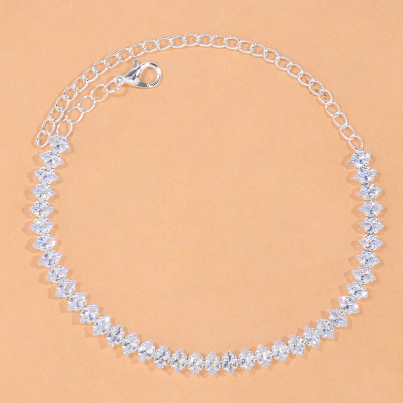 Stonefans de lux cubic zirconia glezna bratara picior bijuterii pentru femei boem stralucitor glezna lant picior accesorii bijuterii