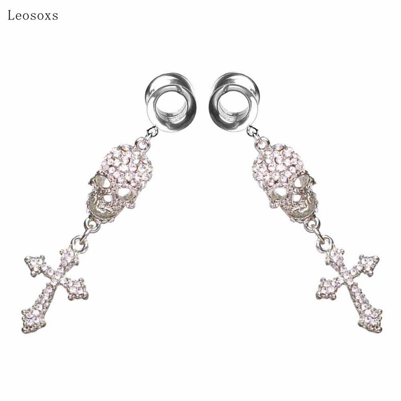 Leosoxs 2 buc. Bijuterii piercing cu amplificator pentru ureche în cruce