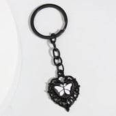 Breloc Email Punk Inimă Fluture Breloc Dragoste Breloc Pentru Femei Bărbați Accesoriu Poșetă Chei Mașină Bijuterii DIY Cadouri simple