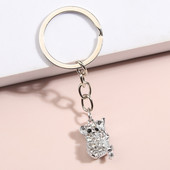 Breloc drăguț emailat Koala Breloc Animal Breloc Cadouri suvenir pentru femei Bărbați Accesoriu geantă Chei de mașină Bijuterii DIY
