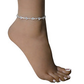 Stonefans, lanț cu strasuri, gleznă încrucișată mică pentru femei, livrare gratuită, bijuterii simple