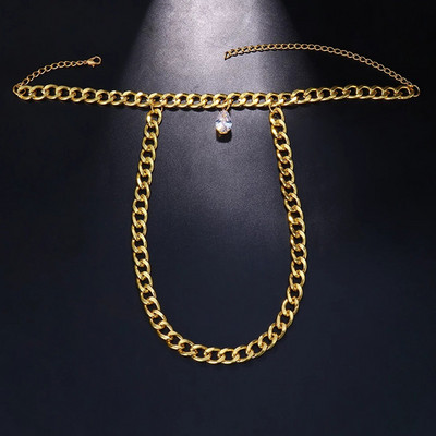 Stonefans Hip Hop gleznă din oțel din titan Bijuterii cu ridicata pentru femei, oțel inoxidabil, cu lanț de pantofi, picătură de apă