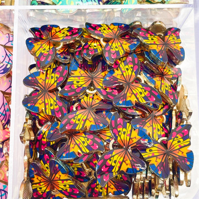 JQ 20 buc/lot 2022 Trend drăguț smalț fluture pandantiv auriu insecte aliaj farmec pentru cercei colier bijuterii consumabile