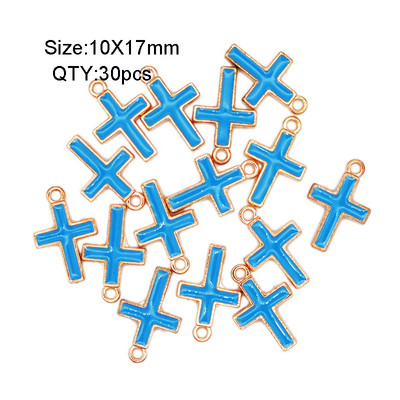 30 buc./lot, culoare bomboană, picături de ulei, brelocuri, bricolaj, brățară, colier, pandantiv pentru bijuterii lucrate manual