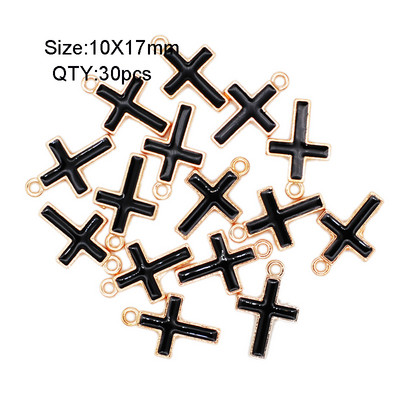 30 buc./lot, culoare bomboană, picături de ulei, brelocuri, bricolaj, brățară, colier, pandantiv pentru bijuterii lucrate manual