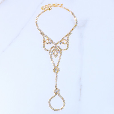 Stonefans, de lux, strasuri, bratari, bratari, bijuterii de plaja, moda, lanț rotund pentru picioare, sandale pentru glezna pentru femei