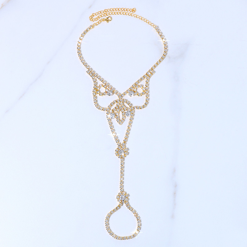 Stonefans, de lux, strasuri, bratari, bratari, bijuterii de plaja, moda, lanț rotund pentru picioare, sandale pentru glezna pentru femei