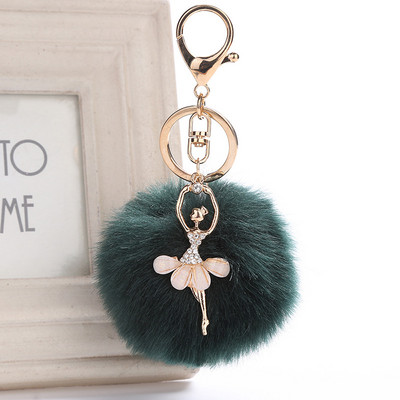 Armas kivist väike ingel auto võtmehoidja võltskarusnahast võtmehoidja naiste nipsasjake Autokott Võtmehoidja Ehted Kingitus kohevad võtmehoidjad