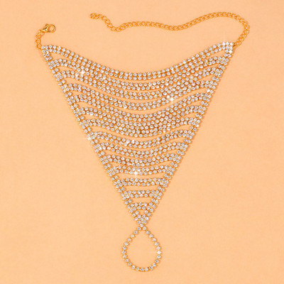 Stonefans Summer Beach Stratificat degete gleznă deget de la picior bijuterii pentru femei Bohomian complet stras gleznă brățară cu ridicata