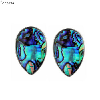 Leosoxs 2 Pcs 6-16mm New Fashion Water Drop Auricle Earplugs Body Piercing Jewelry Piercing Extender βύσματα και τούνελ