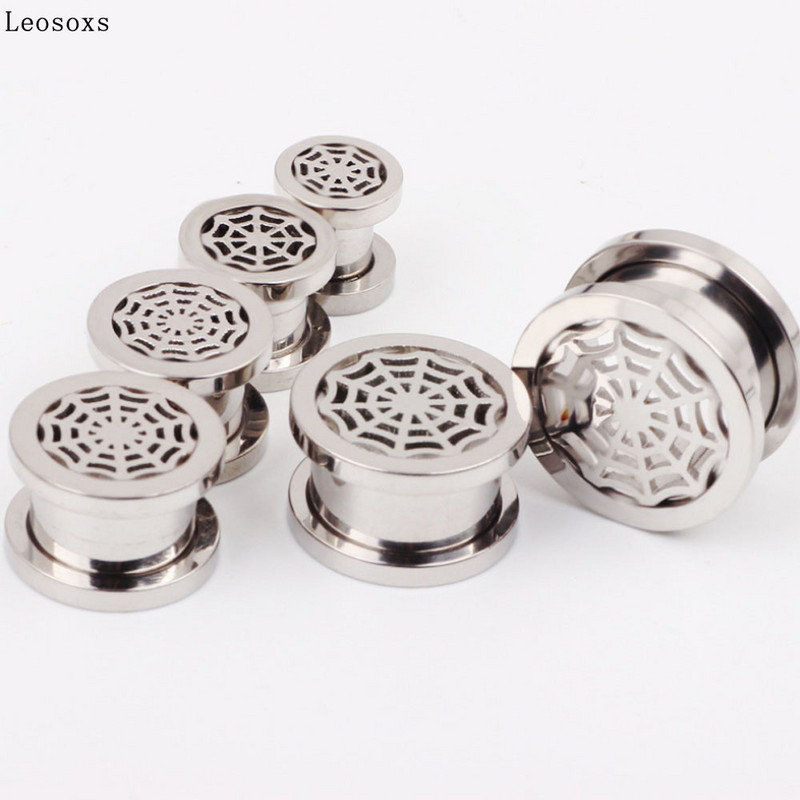 Leosoxs Nerezová oceľ Európska a americká sada na rozšírenie uší, piercing do uší, 3 páry, sada, horúci výpredaj