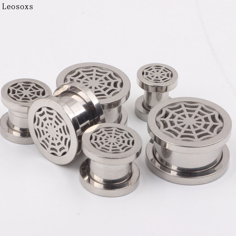 Leosoxs Nerezová oceľ Európska a americká sada na rozšírenie uší, piercing do uší, 3 páry, sada, horúci výpredaj