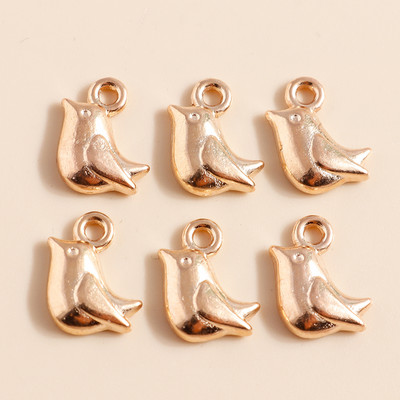 60 bucăți 14*8mm metal cachete model flori frunze brelocuri pandantiv de colier brățară bijuterii diy lucrate manual pentru femei bărbați