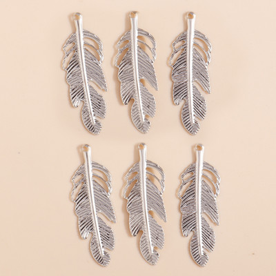 60 bucăți 14*8mm metal cachete model flori frunze brelocuri pandantiv de colier brățară bijuterii diy lucrate manual pentru femei bărbați