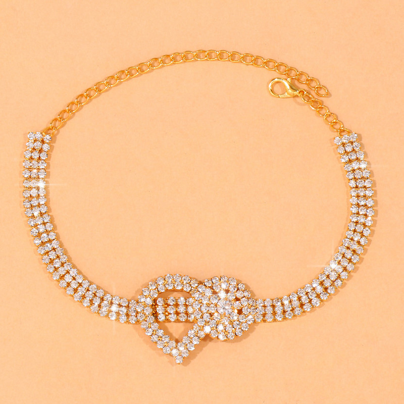 Stonefans Fashion Bijuterii de gleznă cu strasuri cu trei straturi pentru femei Boho cu lanț cu toc înalt Brățară rotundă de gleznă pe picior