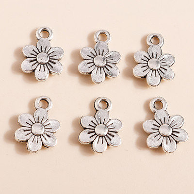 40 buc 10 * 7 mm Bijuterii din argint tibetan Charms Conectori de pește din aliaj Mărgele pentru brățări Confecționarea coliere pandantive Concluzii de bijuterii