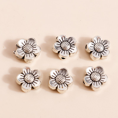 40 buc 10 * 7 mm Bijuterii din argint tibetan Charms Conectori de pește din aliaj Mărgele pentru brățări Confecționarea coliere pandantive Concluzii de bijuterii