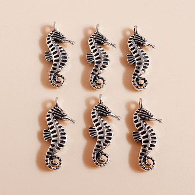 40 buc 10 * 7 mm Bijuterii din argint tibetan Charms Conectori de pește din aliaj Mărgele pentru brățări Confecționarea coliere pandantive Concluzii de bijuterii