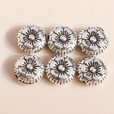 40 buc 10 * 7 mm Bijuterii din argint tibetan Charms Conectori de pește din aliaj Mărgele pentru brățări Confecționarea coliere pandantive Concluzii de bijuterii