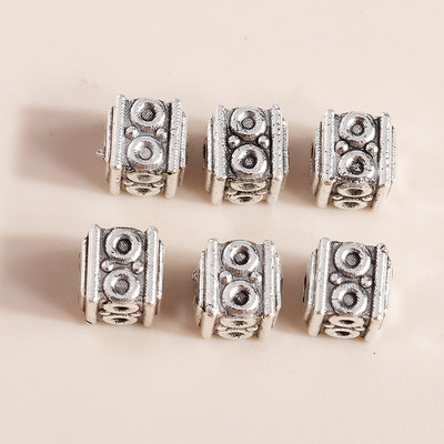 40 buc 10 * 7 mm Bijuterii din argint tibetan Charms Conectori de pește din aliaj Mărgele pentru brățări Confecționarea coliere pandantive Concluzii de bijuterii