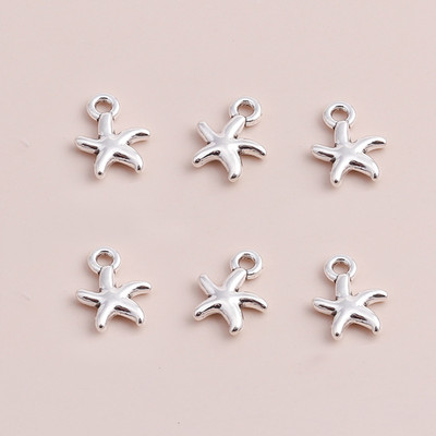 40 buc 10 * 7 mm Bijuterii din argint tibetan Charms Conectori de pește din aliaj Mărgele pentru brățări Confecționarea coliere pandantive Concluzii de bijuterii