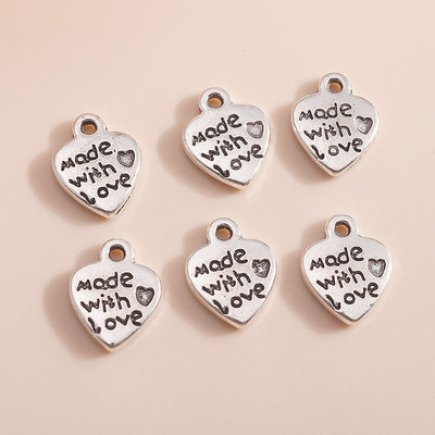 40 buc 10 * 7 mm Bijuterii din argint tibetan Charms Conectori de pește din aliaj Mărgele pentru brățări Confecționarea coliere pandantive Concluzii de bijuterii