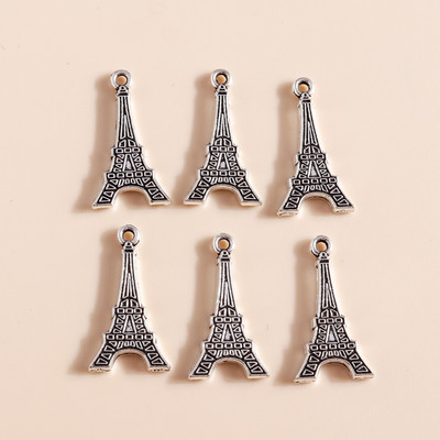 40 buc 10 * 7 mm Bijuterii din argint tibetan Charms Conectori de pește din aliaj Mărgele pentru brățări Confecționarea coliere pandantive Concluzii de bijuterii