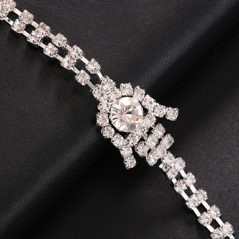 Ventilatoare de piatră, 1 buc Bohomian, cu strasuri, inel pentru gleznă, pentru femei, desculț, sandale, palmier, gleznă, brățară, lanț pentru picioare, bijuterii