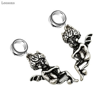 Leosoxs 2pcs Fashion Νέο προϊόν Devil Ears 6mm-30mm Body Exquisite Piercing Jewelry