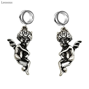 Leosoxs 2pcs Fashion Νέο προϊόν Devil Ears 6mm-30mm Body Exquisite Piercing Jewelry