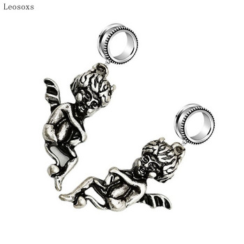 Leosoxs 2pcs Fashion Νέο προϊόν Devil Ears 6mm-30mm Body Exquisite Piercing Jewelry