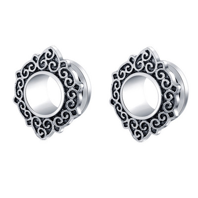 Leosoxs 1 pereche dopuri pentru urechi din oțel inoxidabil, tuneluri, cercei cu lobi, Piercing Oreja, expansori pentru urechi, calibre, piercing pentru corp, bijuterii noi