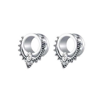 Leosoxs 1 pereche dopuri pentru urechi din oțel inoxidabil, tuneluri, cercei cu lobi, Piercing Oreja, expansori pentru urechi, calibre, piercing pentru corp, bijuterii noi