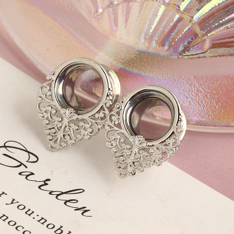 Leosoxs 1 pereche dopuri pentru urechi din oțel inoxidabil, tuneluri, cercei cu lobi, Piercing Oreja, expansori pentru urechi, calibre, piercing pentru corp, bijuterii noi