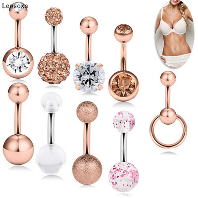 Leosoxs 9 buc. Combinație de costum nou 9 în 1 unghii acrilice cu sclipici mixte pentru buric