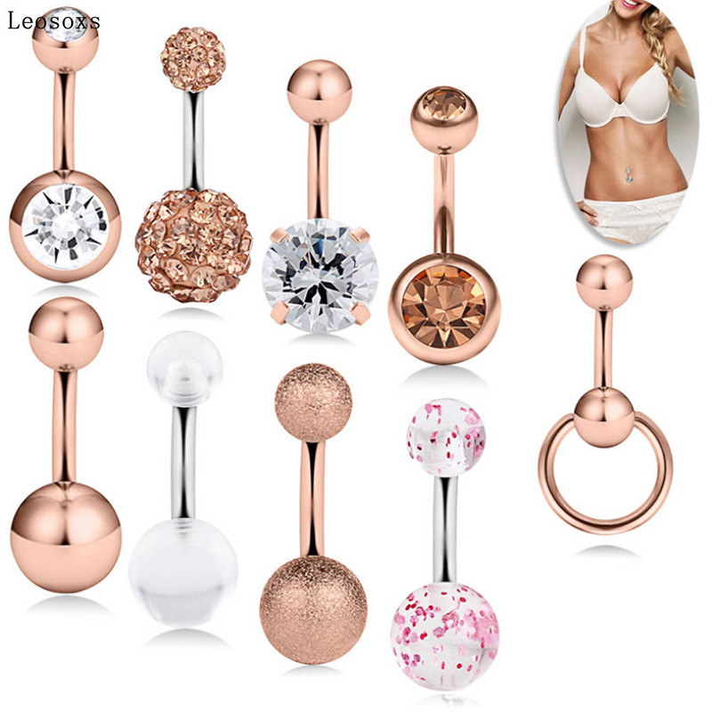 Leosoxs 9 buc. Combinație de costum nou 9 în 1 unghii acrilice cu sclipici mixte pentru buric