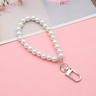 Bijuterii la modă Lanț de perle 3 culori pentru femei Lanț de chei Rucsac Pandantiv cheie Brelocuri Accesorii Breloc Cadouri cu farmec