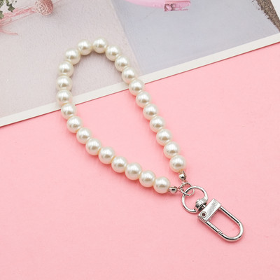 Bijuterii la modă Lanț de perle 3 culori pentru femei Lanț de chei Rucsac Pandantiv cheie Brelocuri Accesorii Breloc Cadouri cu farmec