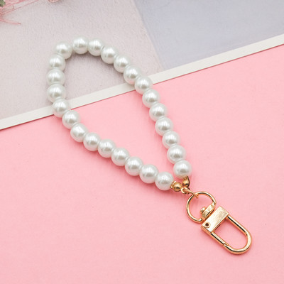 Bijuterii la modă Lanț de perle 3 culori pentru femei Lanț de chei Rucsac Pandantiv cheie Brelocuri Accesorii Breloc Cadouri cu farmec