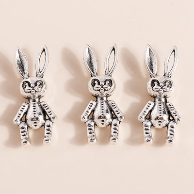 10 buc. Brelocuri din aliaj de culoare argintie antică, soare, lună, cruce, inimă, frunze, bufniță, pandantive pentru bijuterii DIY