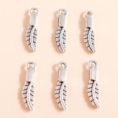 80 bucăți 8 * 8mm mic Yoga Om Meditație Lotus Brelocuri Antique Placate cu argint Pandantive cu flori pentru fabricarea manuală de bijuterii DIY