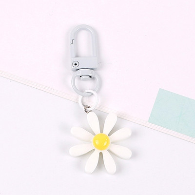Breloc colorat din rășină, încântător de desene animate, breloc agățat cu margaretă mică, pentru geantă, husă pentru căști, pandantive pentru chei de mașină, ornament suspendat