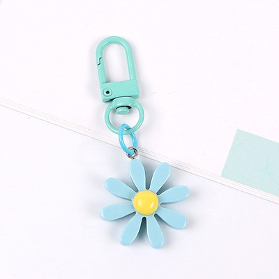 Breloc colorat din rășină, încântător de desene animate, breloc agățat cu margaretă mică, pentru geantă, husă pentru căști, pandantive pentru chei de mașină, ornament suspendat