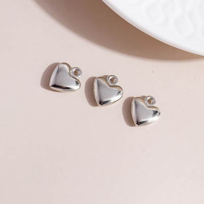 10 buc 13 * 16 mm Fashion Love Heart Charms Fit Cercei Pandantive Colier DIY Handmade Din aliaj de zinc Brelocuri de culoare aur Fabricare de bijuterii