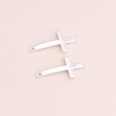 15 bucăți 35x16mm Conectori margele auriu argintiu culoare cruce pentru pandantive DIY coliere lucrate manual realizarea de bijuterii găsire