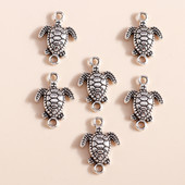 20 buc/lot 14*21mm Animale la modă Broaște țestoase de mare Conector Fit Coliere Pandantive Brățări Articole DIY Accesorii de bijuterii