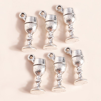 15 bucăți modă drăguț aliaj dragoste inimă aripi de înger brelocuri pandantive arbore elefant baseball clovn pandantive pentru bijuterii DIY