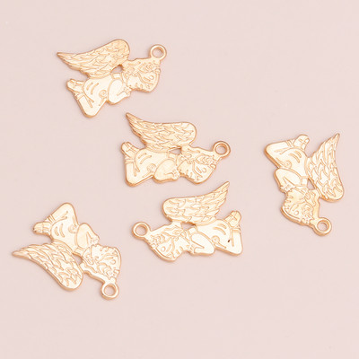 15 bucăți modă drăguț aliaj dragoste inimă aripi de înger brelocuri pandantive arbore elefant baseball clovn pandantive pentru bijuterii DIY