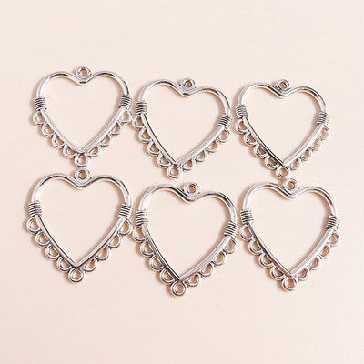 15 bucăți modă drăguț aliaj dragoste inimă aripi de înger brelocuri pandantive arbore elefant baseball clovn pandantive pentru bijuterii DIY